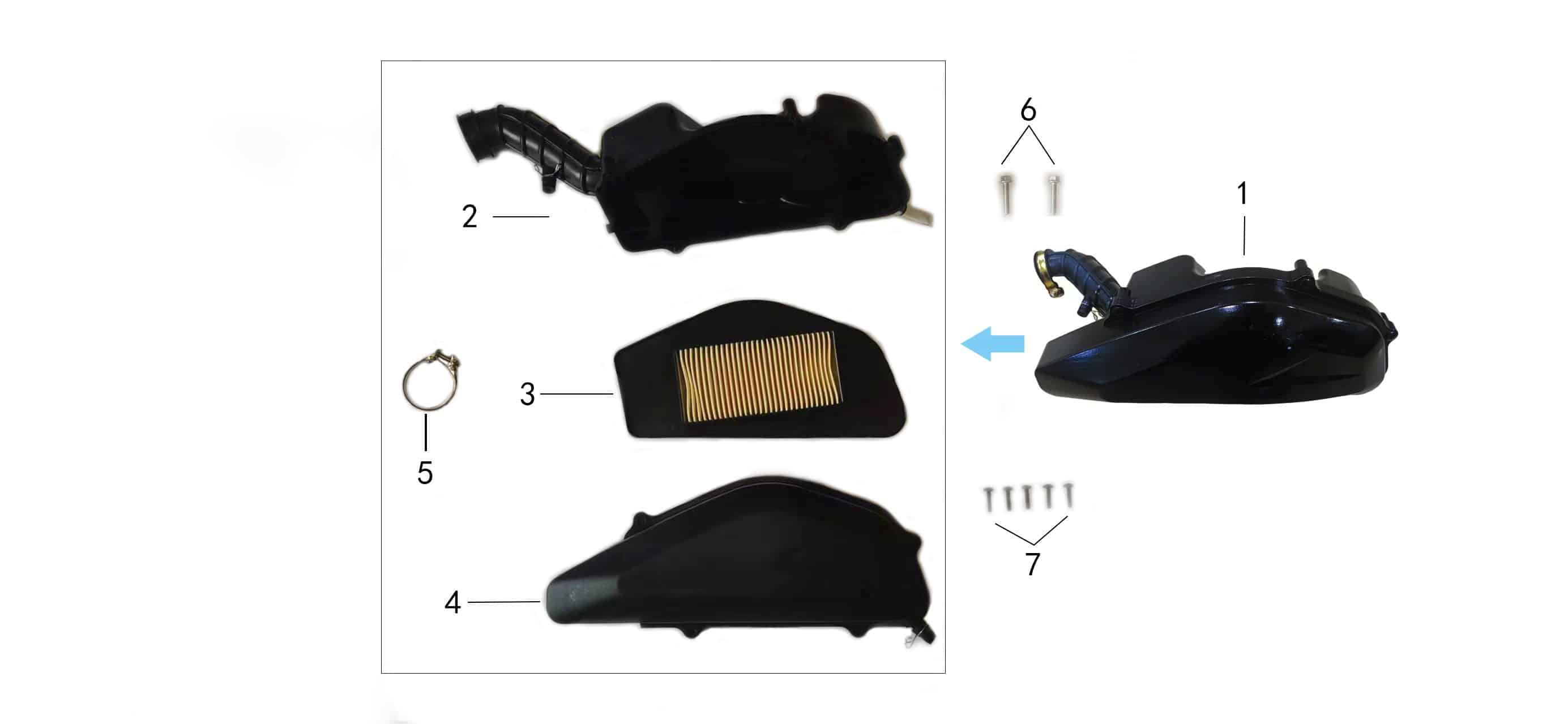 pièces détachées - moteur - batterie - moteur E-Ptio - scooter électrique