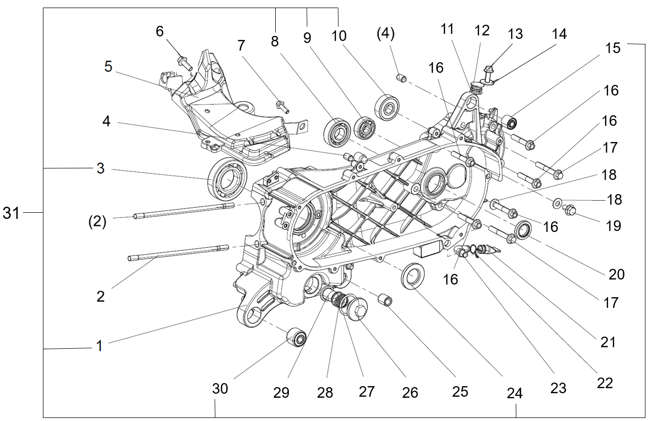 pièces détachées - moteur - batterie - moteur E-Ptio - scooter électrique
