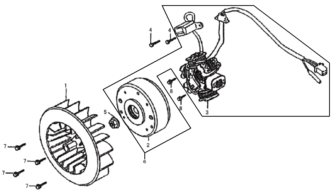 pièces détachées - Guidon - guidon E-Ptio - scooter électrique